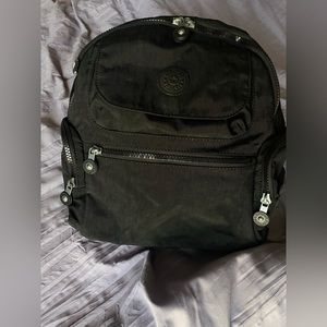 Kipling Matta Backpack in Black Tonal